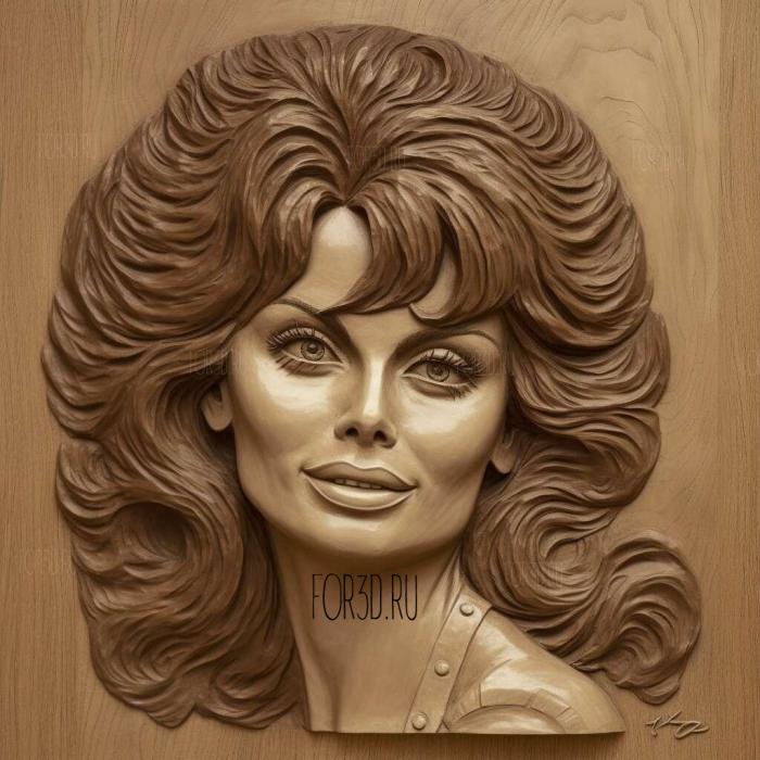 Sophia Loren 1 stl model for CNC